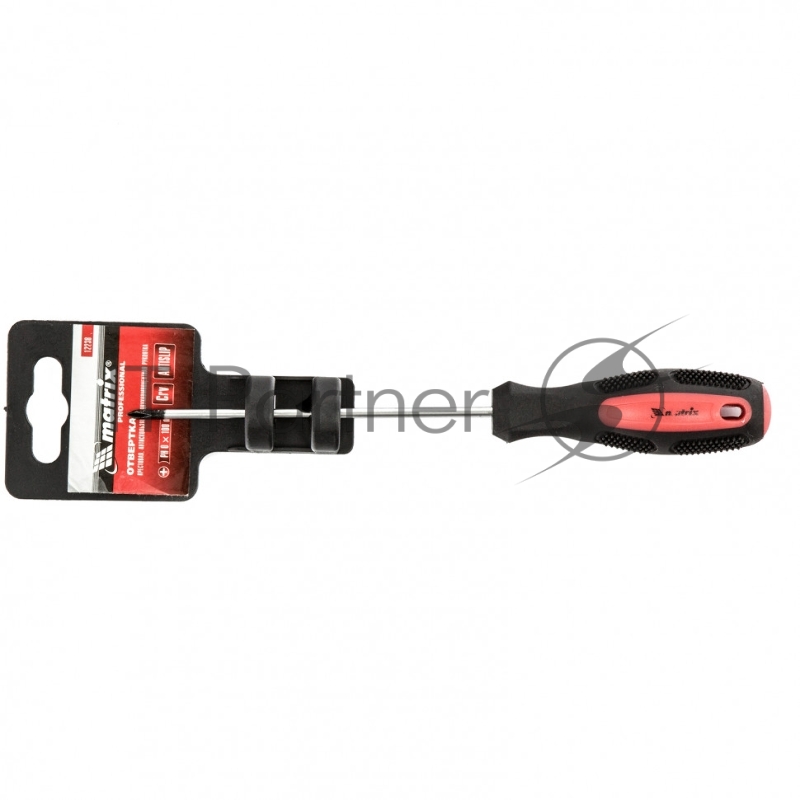 Отвертка Anti-Slip, PH0 х 100 мм, CrV, двухкомп. рукоятка// Matrix