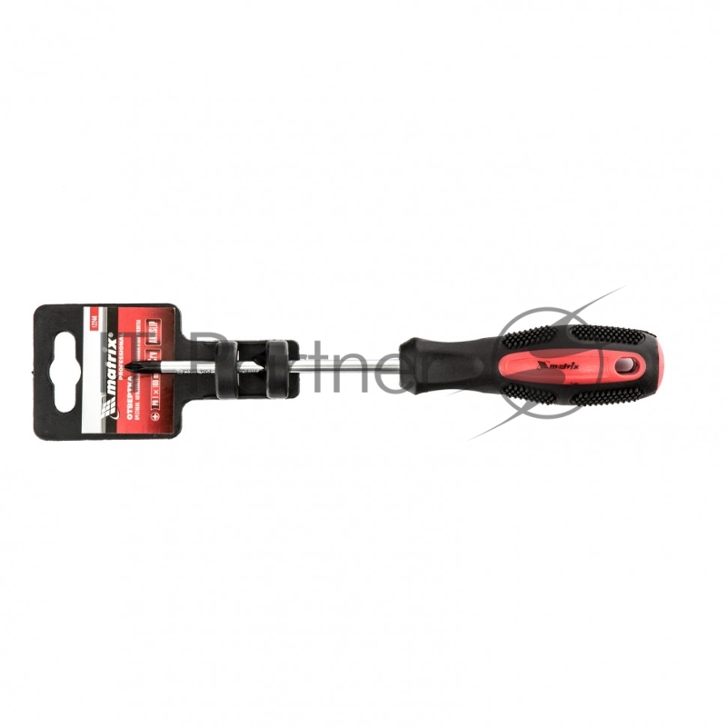 Отвертка Anti-Slip, PH1 х 100 мм, CrV, двухкомп. рукоятка// Matrix