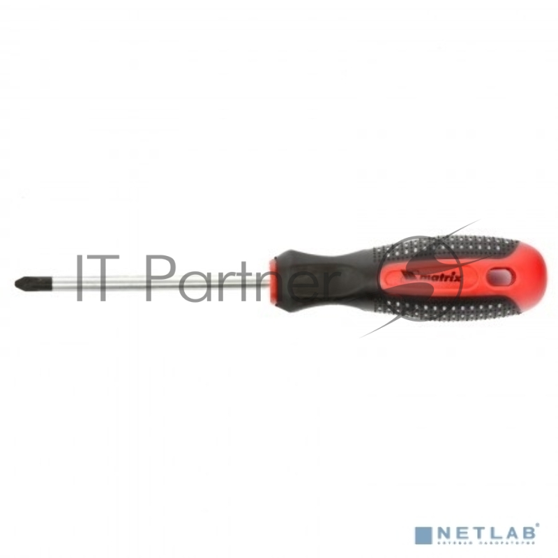 Отвертка Fusion, PH2 х 100 мм, CrV, 3-х компонентная рукоятка anti slip// Matrix