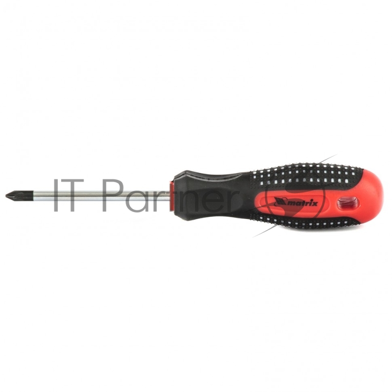 Отвертка Fusion, PH1х 75 мм, CrV, 3-х компонентная рукоятка anti slip// Matrix