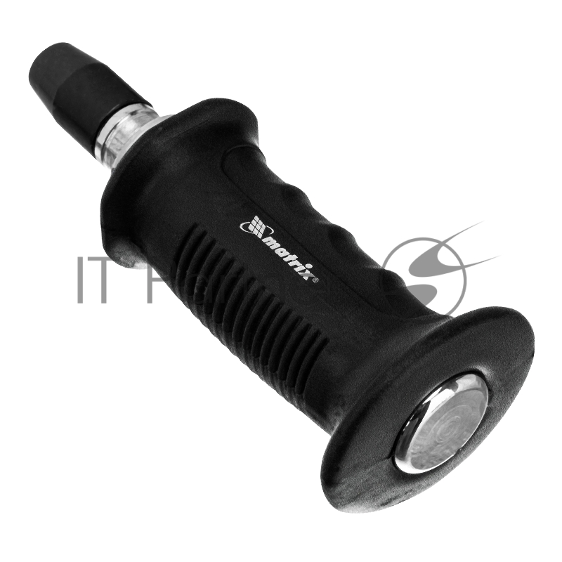 Отвертка ударно-поворотная 1/2, набор бит, 6 шт., черная ручка, в пласт. боксе// Matrix