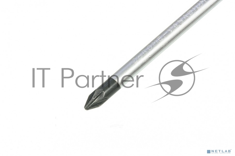 Отвертка Fusion, PZ1 x 75 мм, CrV, 3-х компонентная рукоятка anti slip// Matrix