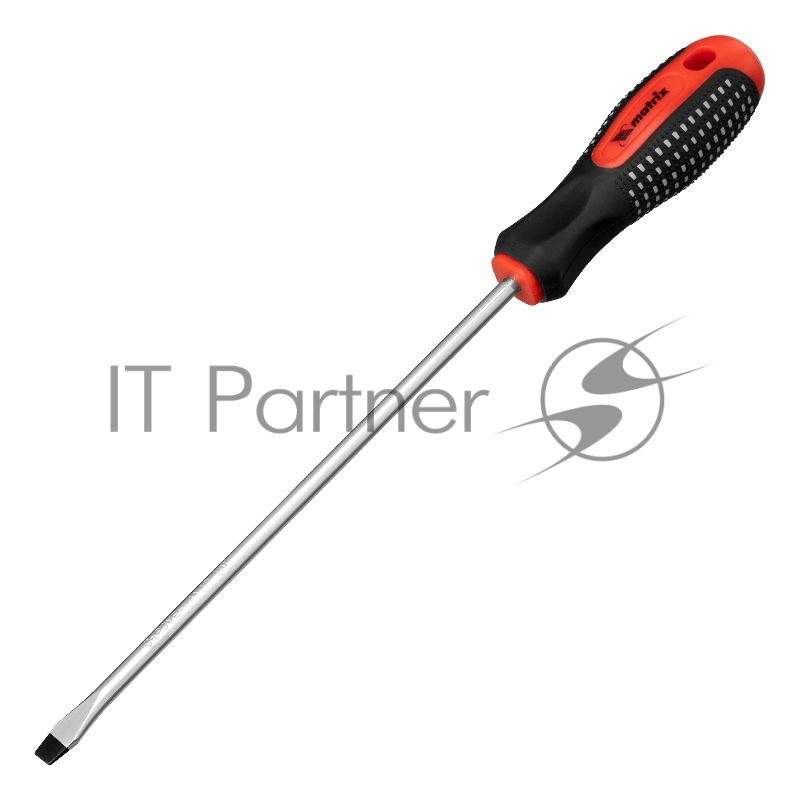 Отвертка Fusion, SL6,0 х 200 мм, CrV, 3-х компонентная рукоятка anti slip// Matrix