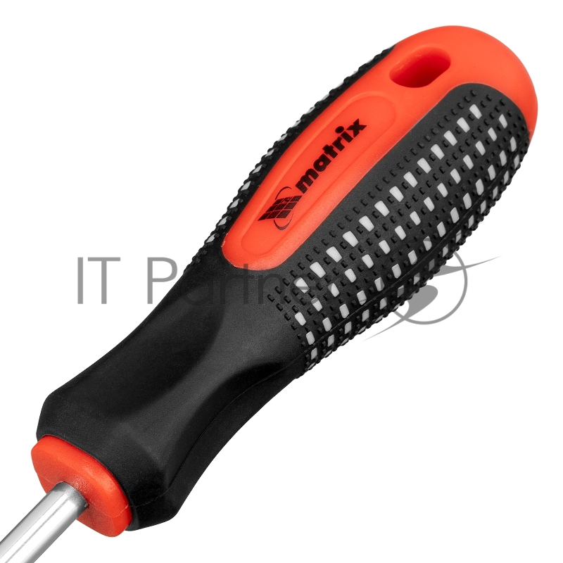 Отвертка Fusion, SL6,0 х 200 мм, CrV, 3-х компонентная рукоятка anti slip// Matrix