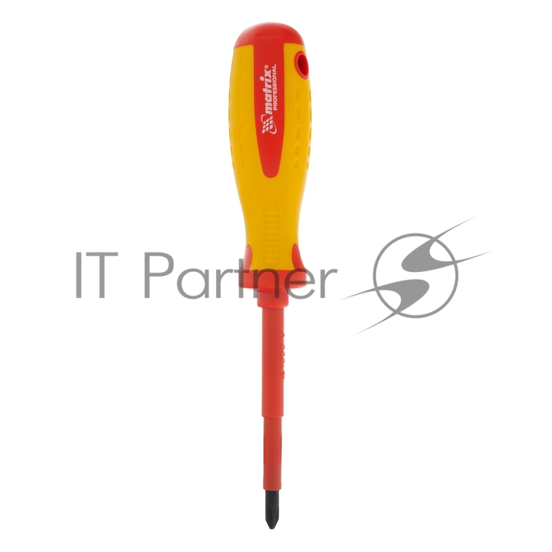 Отвертка Insulated, PH2 x 100 мм, CrMo, до 1000 В, двухкомп.рукоятка// Matrix
