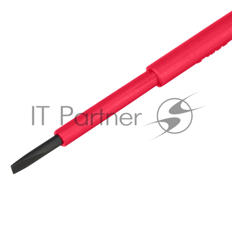 Отвертка Insulated, SL3,0 x 80 мм, CrMo, до 1000 В, двухкомп. рукоятка// Matrix