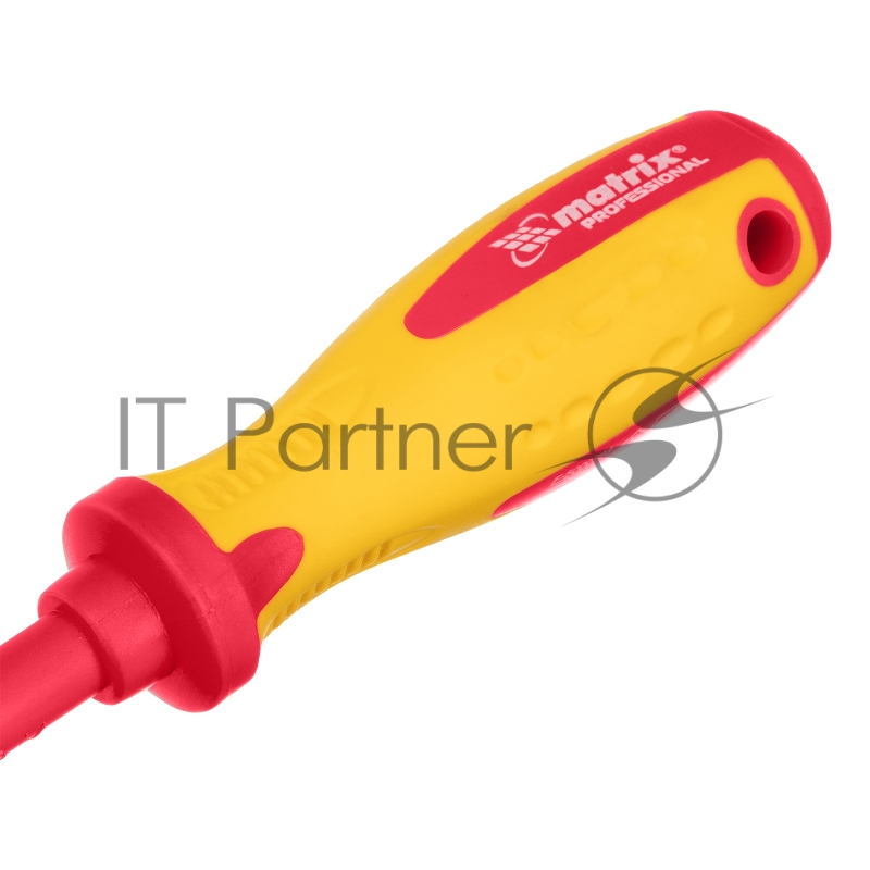 Отвертка Insulated, SL8,0 x 150 мм, CrMo, до 1000 В, двухкомп. рукоятка// Matrix