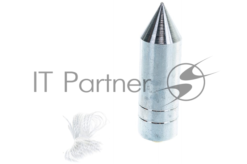 Отвес цилиндрический, 300 г, шнур 5 м// Matrix