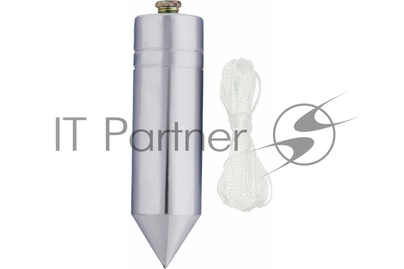 Отвес цилиндрический, 500 г, шнур 5 м// Matrix