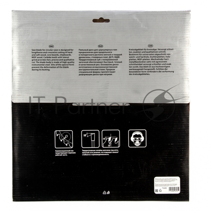 Пильный диск по дереву, ф305 х 30 мм, 72 зуба// Matrix