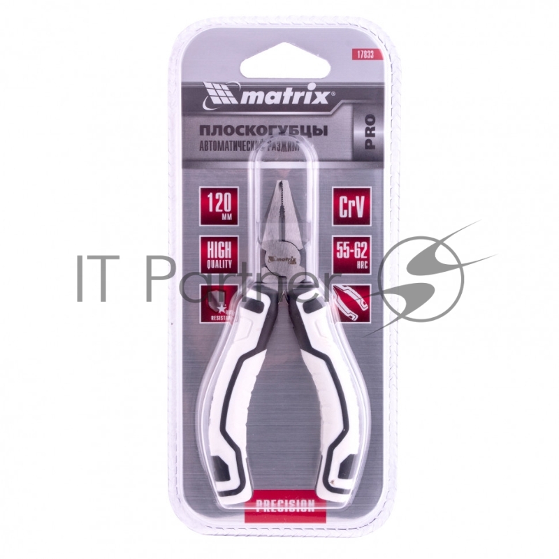 Плоскогубцы Mini, 120 мм, авторазжим, PRO// Matrix