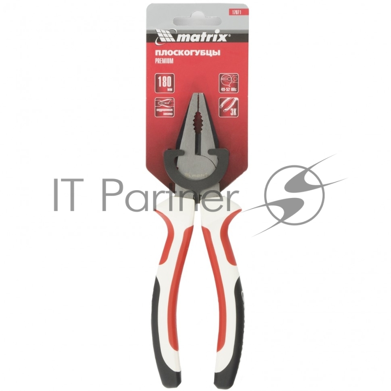 Плоскогубцы Premium, 180 мм, трехкомпонентные рукоятки// Matrix
