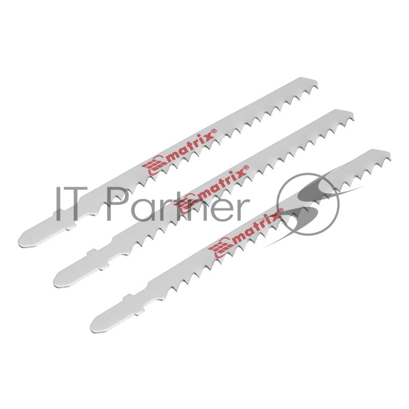 Полотна для электролобзика по дереву, 3 шт., 90 х 4мм, HCS, EU- хвостовик// Matrix