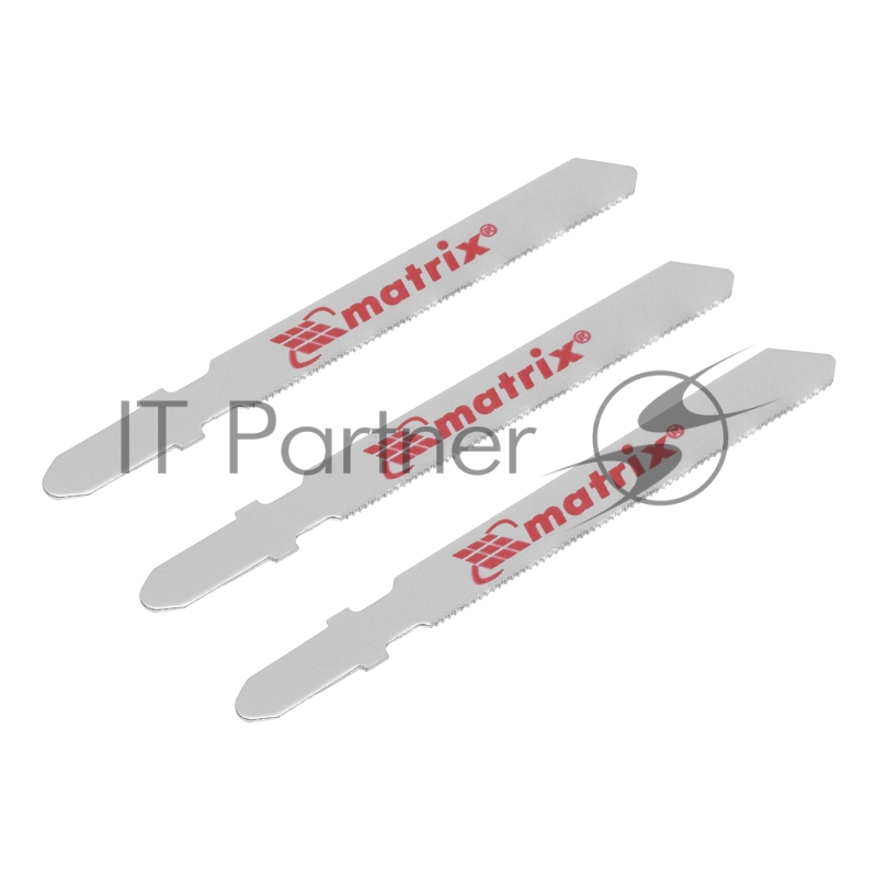 Полотна для электролобзика по металлу, 3 шт., 50 х 0,8мм, HSS, EU- хвостовик// Matrix