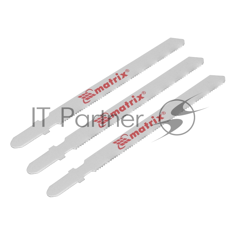 Полотна для электролобзика универсальные, 3 шт., 75 х 1,2мм, BIM, EU- хвостовик// Matrix
