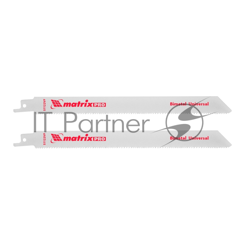 Полотна универсальные для сабельной пилы S1122VF,200/1,8-2,5 мм, Bimetal, 2шт., PRO// Matrix