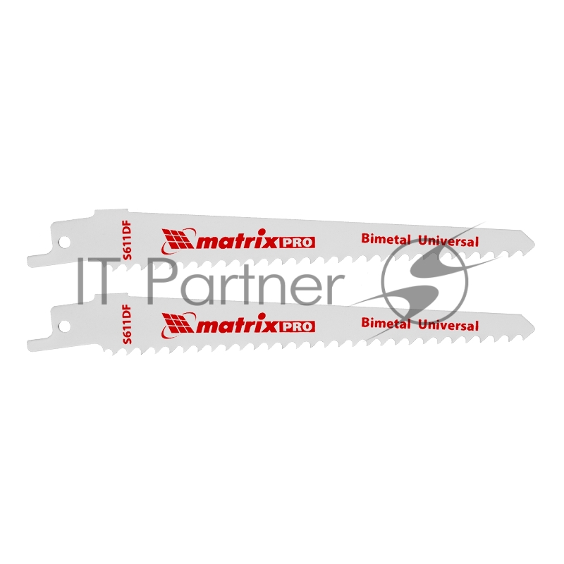 Полотна универсальные для сабельной пилы S611DF 125 / 4,3 мм, Bimetal, 2 шт., PRO// Matrix