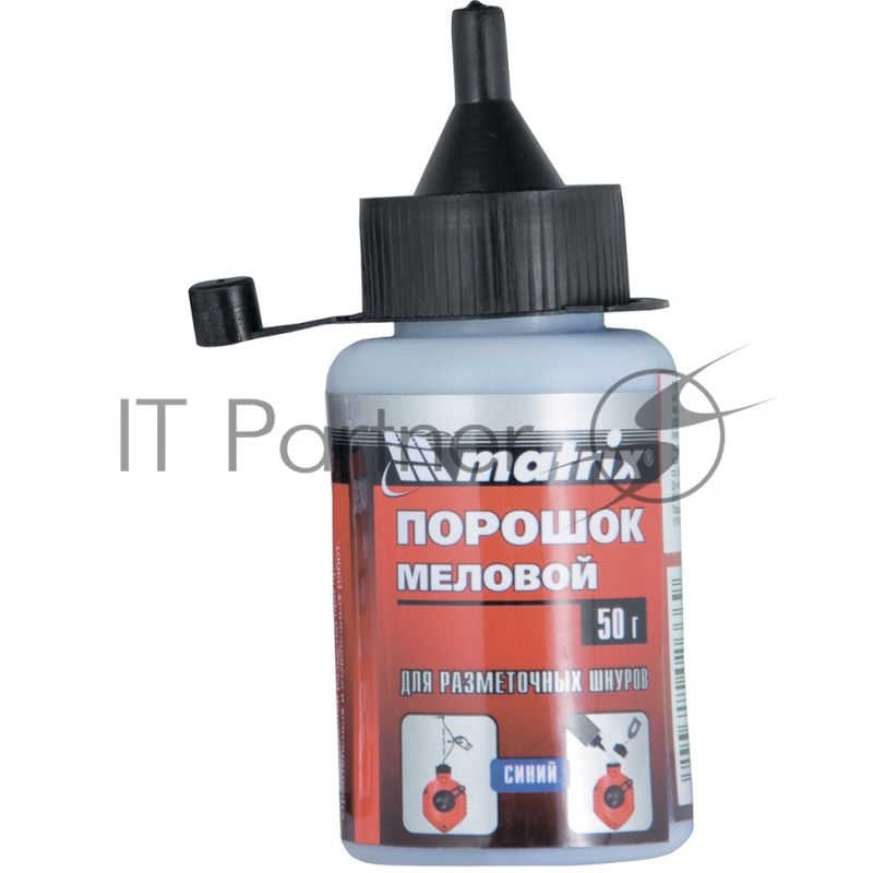 Порошок меловой синий, 50 г, для разметочных шнуров// Matrix