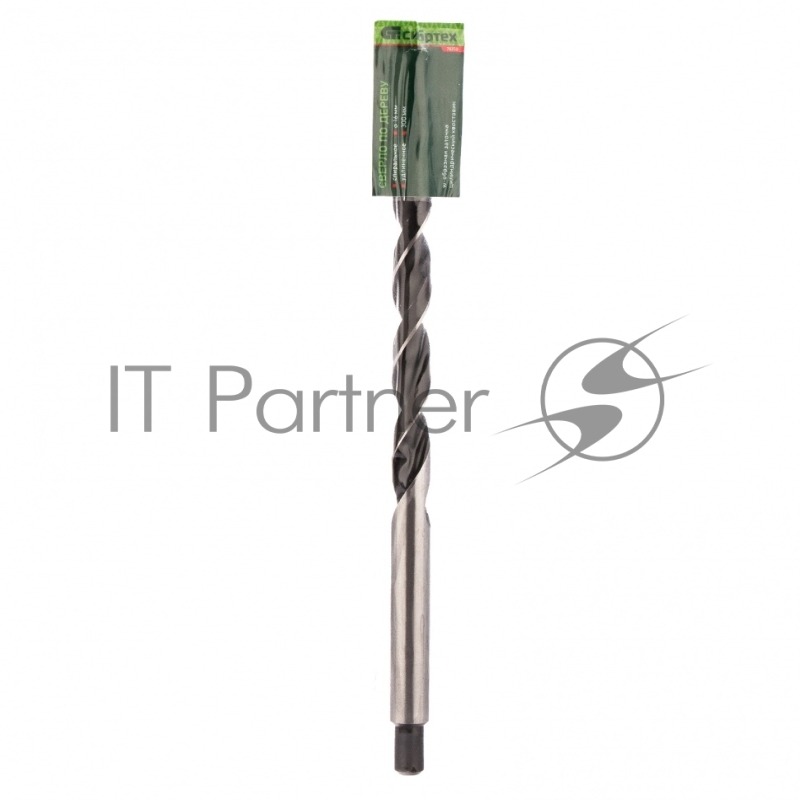 Сверло по дереву, 16х300 мм, цилиндрический хвостовик// Сибртех