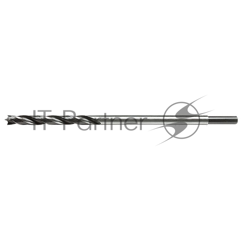 Сверло по дереву, 6х300 мм, цилиндрический хвостовик// Сибртех