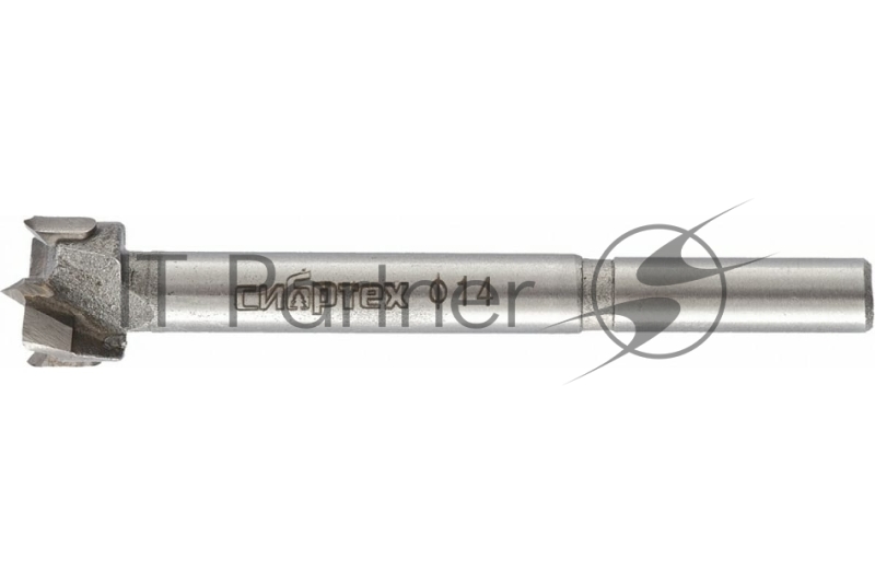 Сверло Форстнера по дереву, 14 мм, цилиндрический хвостовик// Сибртех