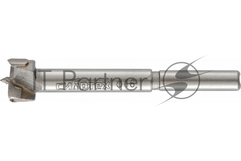 Сверло Форстнера по дереву, 16 мм, цилиндрический хвостовик// Сибртех