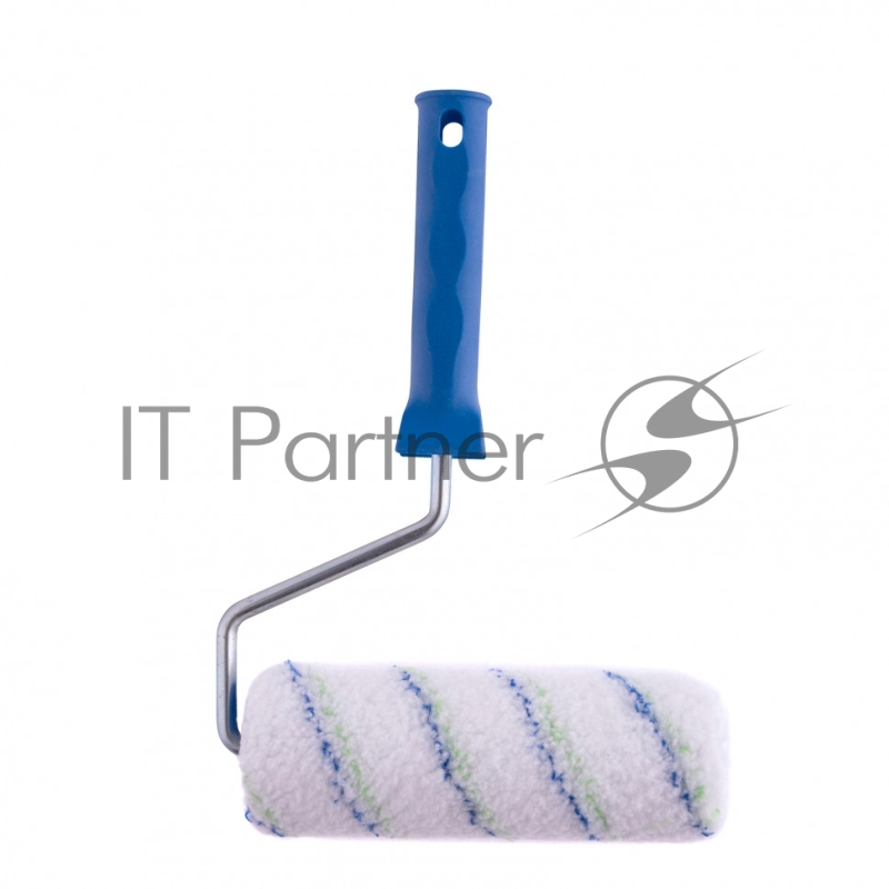 Валик Водные краски, 180 мм, ворс 12 мм, D - 48 мм, D ручки - 8 мм, полиэстер// Сибртех