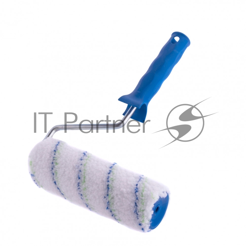 Валик Водные краски, 180 мм, ворс 12 мм, D - 48 мм, D ручки - 8 мм, полиэстер// Сибртех