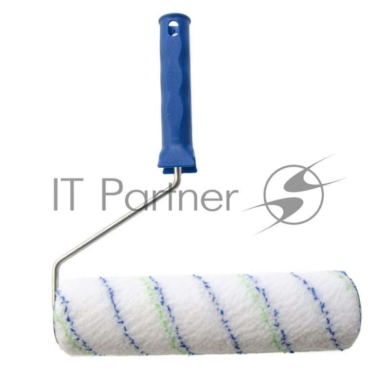 Валик Водные краски, 250 мм, ворс 12мм, D - 48 мм, D ручки - 6 мм, полиэстер// Сибртех