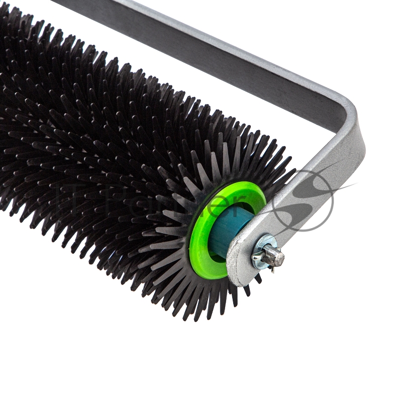 Валик игольчатый для наливных полов с рамой, острая игла, 500 мм// Сибртех