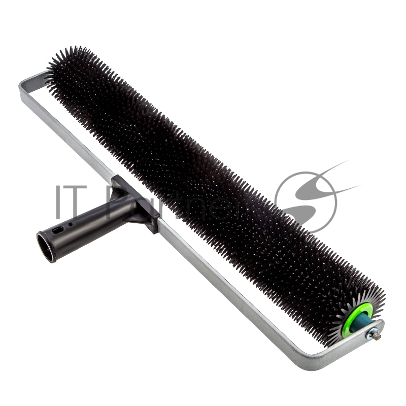 Валик игольчатый для наливных полов с рамой, острая игла, 500 мм// Сибртех