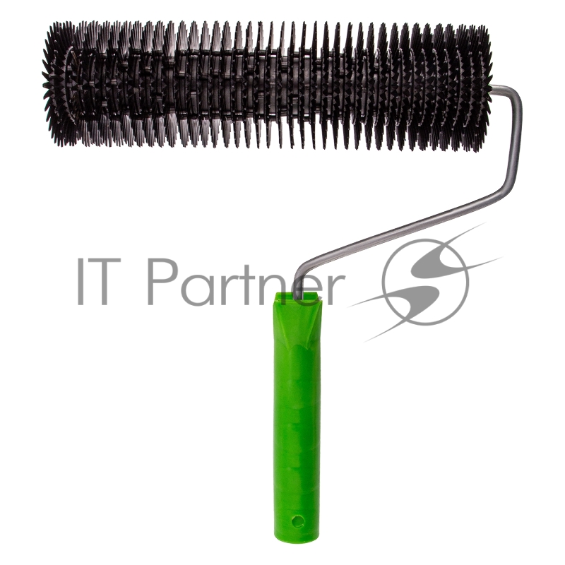 Валик игольчатый для наливных полов с ручкой, острая игла, 240 мм// Сибртех