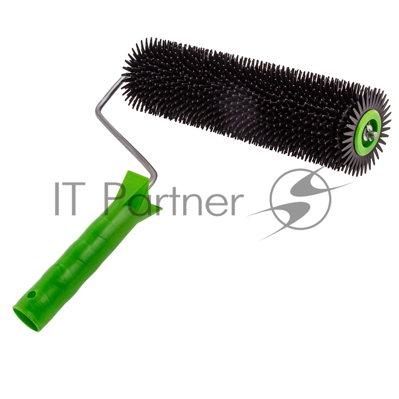 Валик игольчатый для наливных полов с ручкой, острая игла, 240 мм// Сибртех