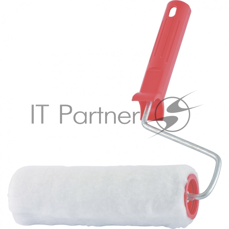 Валик Искусственный мех, в сборе, 100 мм, D – 48 мм, D ручки – 6 мм, крепление шплинтом// Сибртех