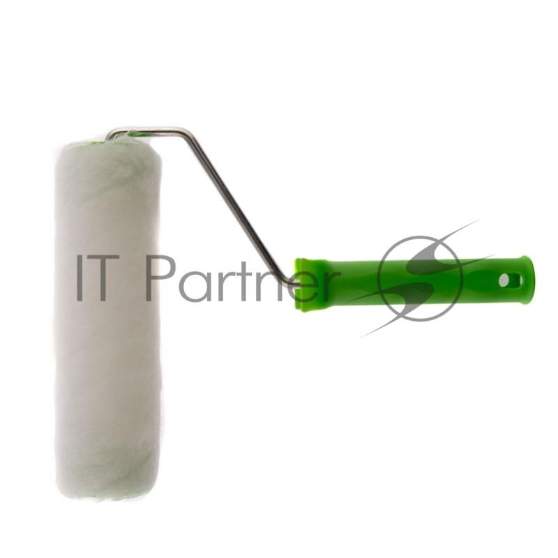 Валик ИСКУССТВЕННЫЙ МЕХ с ручкой, 200 мм,ворс 15 мм, D 48 мм, D руч. - 6 мм, полиэстер// Сибртех