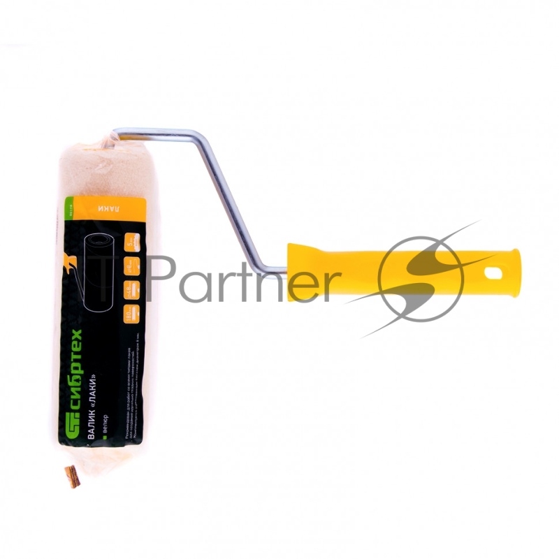 Валик Лаки, 180 мм, ворс 5 мм, D - 48 мм, D ручки - 8 мм, велюр// Сибртех