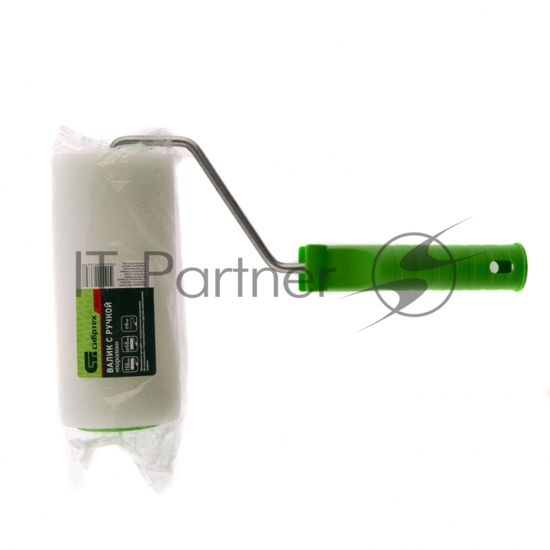 Валик ПОРОЛОН с ручкой, 150 мм, D - 48 мм, D ручки - 6 мм Россия// Сибртех