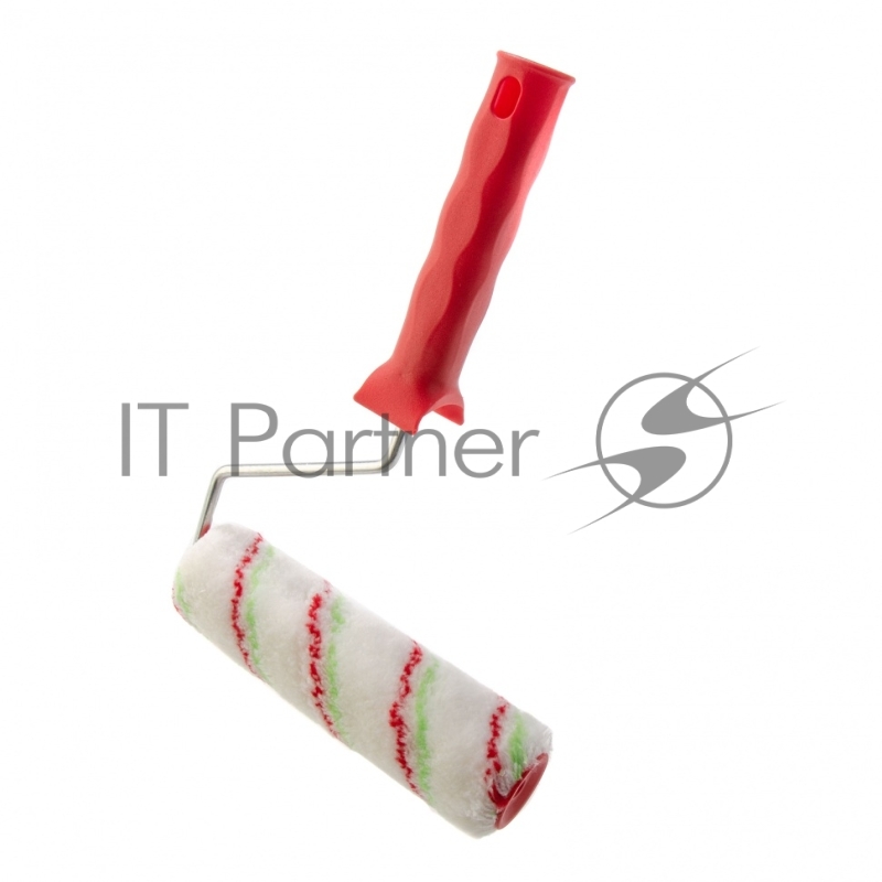 Валик Эмали , 180 мм, ворс 12 мм, D - 36 мм, D ручки - 6 мм, полиамид,полиакрил// Сибртех