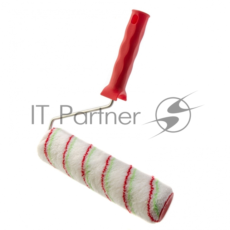 Валик Эмали , 250 мм, ворс 12 мм, D - 48 мм, D ручки - 6 мм, полиамид,полиакрил// Сибртех