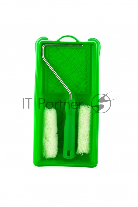 Малярный набор для работ по дереву: кювета 150 мм х 290 мм и мини-валик 110 мм// Сибртех