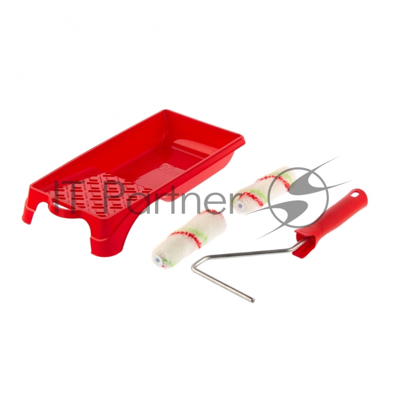 Малярный набор для работ с эмалями: кювета 150 мм х 290 мм и мини-валик 110 мм// Сибртех