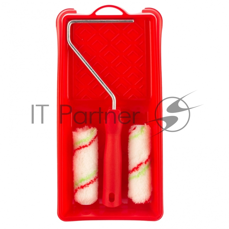 Малярный набор для работ с эмалями: кювета 150 мм х 290 мм и мини-валик 110 мм// Сибртех