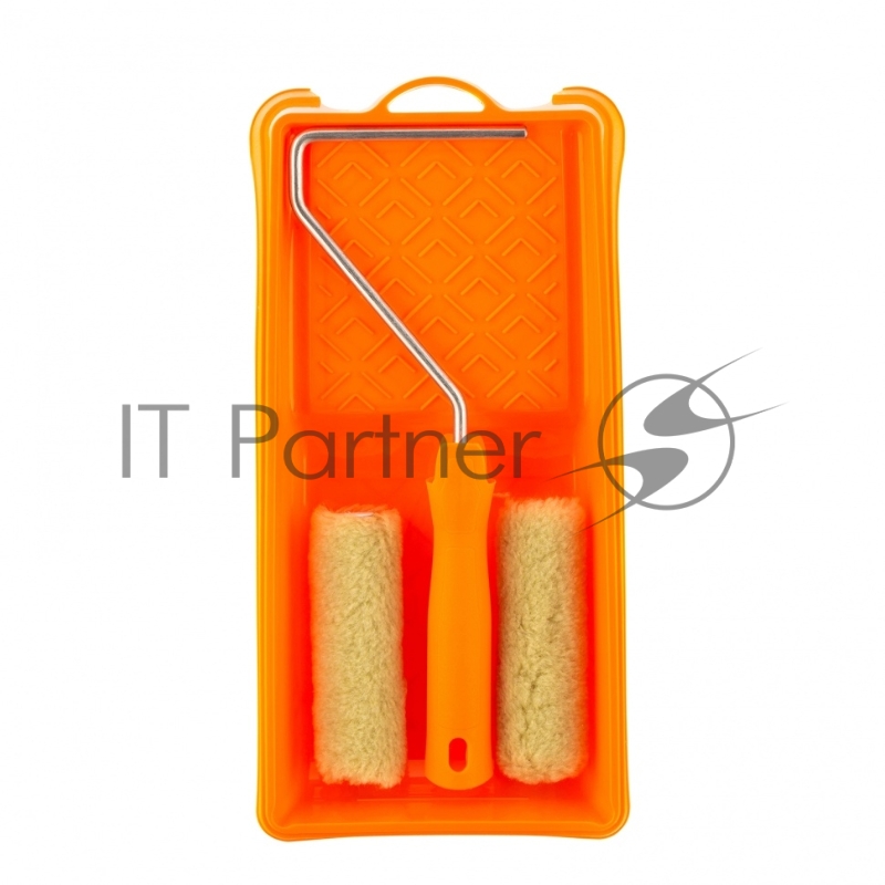 Малярный набор для фасадных работ: кювета 150 мм х 290 мм и мини-валик 110 мм// Сибртех