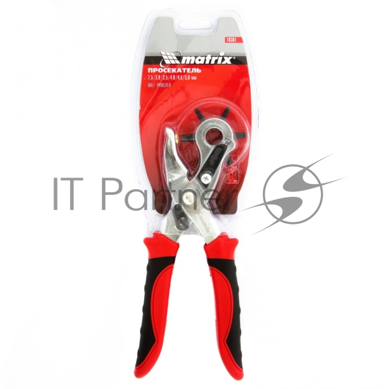 Просекатель (дырокол) для кожи и картона, диаметры 2,5, 3,0, 3,5, 4,0, 4,5, 5,0 мм// Matrix