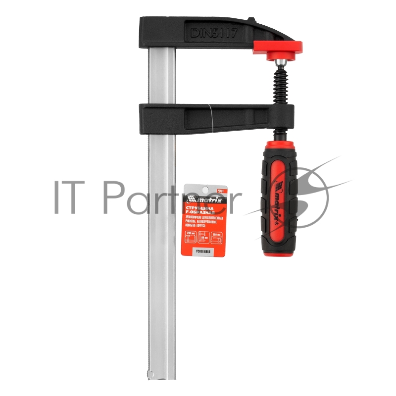 Струбцина F-образная, усиленная, 200 х 80 х 280 мм// Matrix