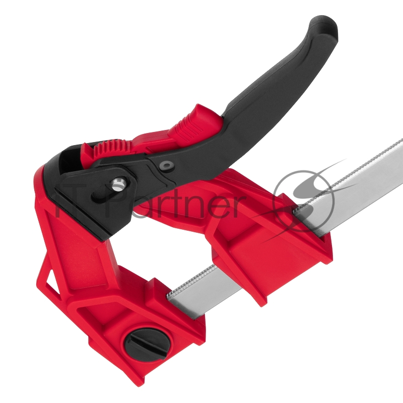 Струбцина реечная быстрозаж., усил., пл. корпус,рыч. храп. мех.,250х100х401мм,штанга 5х22мм// Matrix