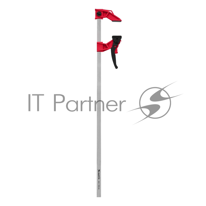 Струбцина реечная быстрозаж., усил., пл. корпус,рыч. храп. мех.,800х100х951мм,штанга 5х22мм// Matrix