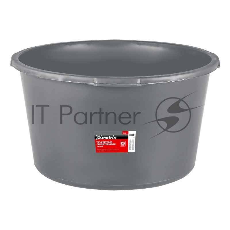 Таз круглый строительный усиленный, 90 л// Matrix