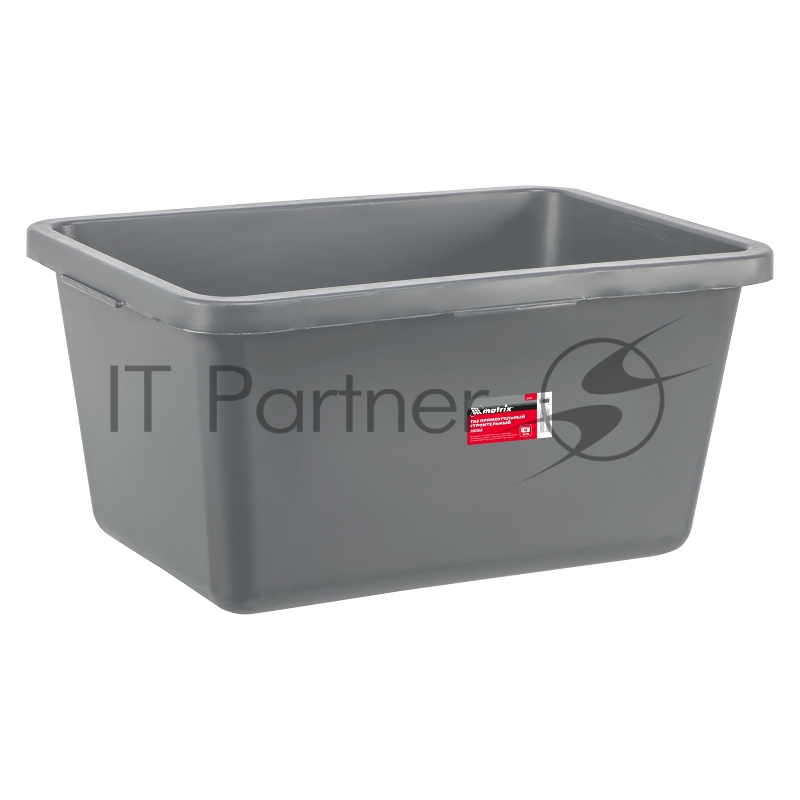 Таз прямоугольный строительный усиленный, 45л// Matrix