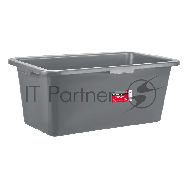 Таз прямоугольный строительный усиленный, 55 л// Matrix